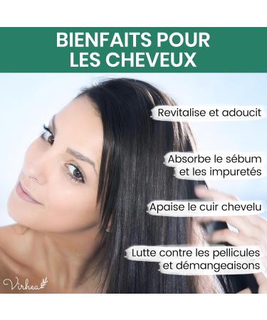  virhea White Clay Powder 100g - Acne Face Mask - Natural Face Care for Sensitive Skin - Kaolin Surfine Clay - Purifying Face Mask for Men and Women - Buy Online on GoSupps.com