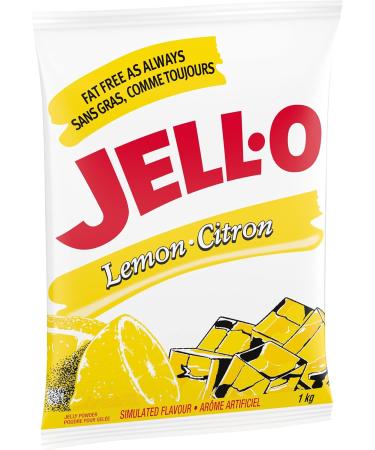 Jell-O Lemon Gelatin 1kg (2 Count) - Buy Online on GoSupps.com