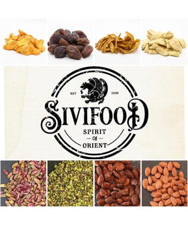 SIVIFOOD Roasted Chickpeas 450g | Natural Unsalted Snack Legumes - Healthy Additive-Free Leblebi Ezmesi - Buy Online on GoSupps.com