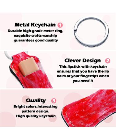 30-Piece Marble Chapstick Holder Keychain Sleeve Pouch for Women - Lip Balm Keyring Lanyard Wristlet Travel Accessories - Buy Online on GoSupps.com