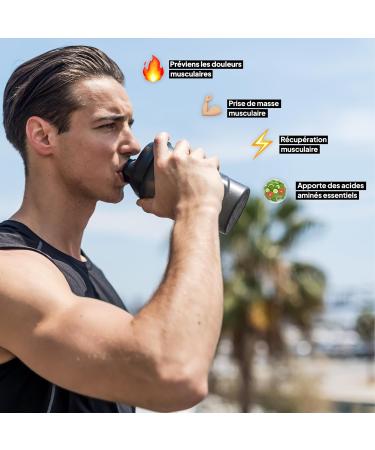 BCAA Team Nutrition 2.1.1 Powder | High Quality Weight Gain | Leucine L-Isoleucine L-Valine | Ideal for All Sports Goals | 250g | French Brand - Buy Online on GoSupps.com