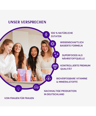 Her One Inner Beauty Raspberry Powder - Digestive Enzymes & Radiant Skin Capsules | 167g Superfood with Natural Vitamin C & Calcium - Buy Online on GoSupps.com