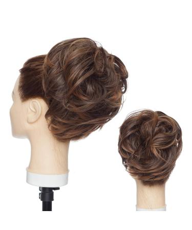 Thick 80g Large Hair Tie Extensions | Voluminous Messy Bun Updos - Auburn Mix Hair Extensions - Buy Online on GoSupps.com