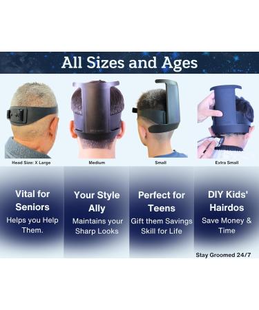Self Haircut Kit for Men | Adjustable Fade & Neckline Guide | Perfect for Kids & Seniors - Shop Now - Buy Online on GoSupps.com
