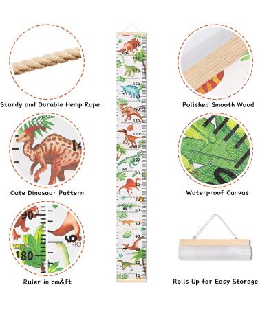 HIFOT Kids Dinosaur Height Measuring Chart - Bedroom Decor for Boys - 74.8''* 7.87 - Buy Online on GoSupps.com