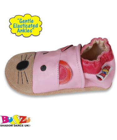 SHADOW DANCE UK Soft Sole Baby Shoes | Toddler Booties for Boys and Girls | New Born Leather Winter Shoes 0-6 Months - Buy Online on GoSupps.com