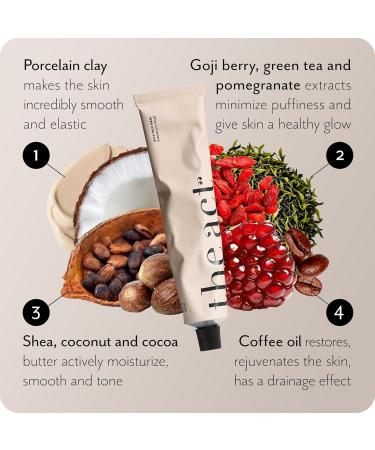 Facial Mask - Moisturizer Coffee Face Mask -Hydrating Face Masks Skincare, Antioxidants for All Skin Types | Lightweight, Non-Greasy 2Fl Oz - Buy Online on GoSupps.com