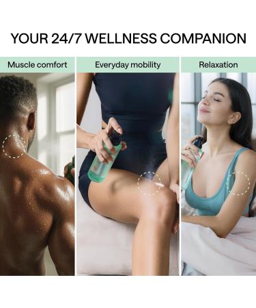 Magnesium Oil Spray for Feet and Whole Body - Muscle Soothing, Natural Deodorant - Topical Magnesium Spray for Sleep Support and Relaxation - Mist Bottle 8.45 Fl Oz, 6 Patches - Buy Online on GoSupps.com