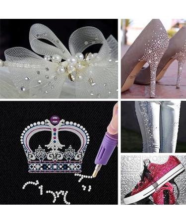 Hotfix Rhinestone Applicator Wand Kit with 2 Pack Purple Crystals - GGLTECK - Buy Online on GoSupps.com