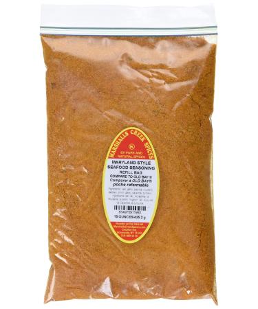 Marshalls Creek Spices Marshalls Creek Kosher Spices Maryland Style Seafood Seasoning Refill 15 Oz (Compare To Old Bay ) 15 ounces Garlic Turmeric 425.2 g (Pack of 1)