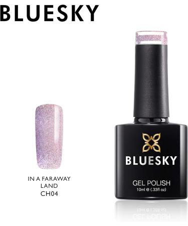 Bluesky LILAC/LIGHT PURPLE HOLOGRAPHIC GLITTER IN A FARAWAY LAND CH04 Nail Gel Polish UV LED Soak Off - Buy Online on GoSupps.com