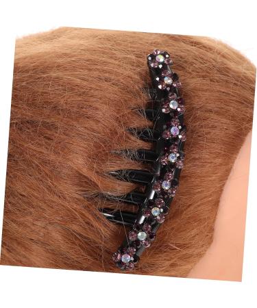 Angoily 1pc Rhinestone Barrettes Wedding Headpiece for Bride Hair Barrettes for Girls Hair Comb Clip Hair Combs 7 Teeth Hair Comb Bridal Hair Accessories Rhinestones Women's - Buy Online on GoSupps.com