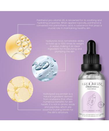 Face Serum Trio Set | Hyaluronic Acid Retinol & Vitamin C | Anti-Aging Hydrated Skin | 1 Fl Oz - Smooth & Brighten | Women's Anti-Wrinkle Remover - Buy Online on GoSupps.com