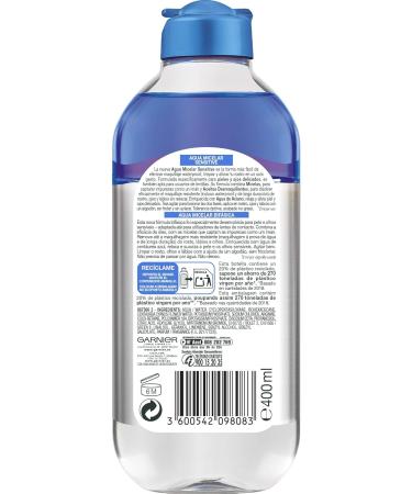 L'Or al Garnier Skin Active Mizellar Water for very sensitive skin and eyes 6 x 400 ml total 2400 ml - Buy Online on GoSupps.com
