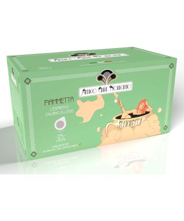  ANTICO CAFFE' NOVECENTO Antico Caff Novecento Coffee Pods Compostable Filter Paper | 25 Compatible ESE 44 Spicy Flavor | Coffee Pod Maker | Fiammetta Mix - Buy Online on GoSupps.com