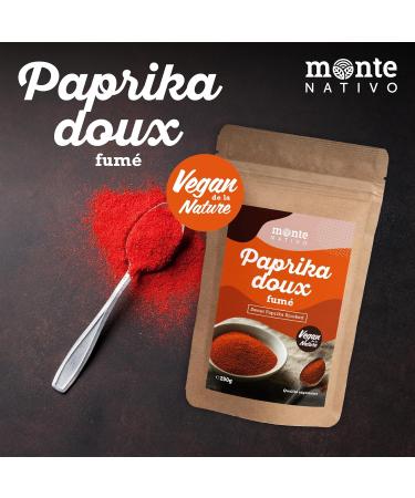 Monte Nativo Noble Smoked Paprika (250g) Smoked Paprika Pure Natural Noble Smoked Paprika Ideal for Cooking Dried Spices - Buy Online on GoSupps.com
