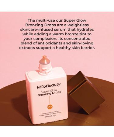 MCoBeauty Super Glow Bronzing Drops - Sun-Kissed Radiance Hydrated Glow Vegan & Cruelty-Free International Shipping - Buy Online on GoSupps.com