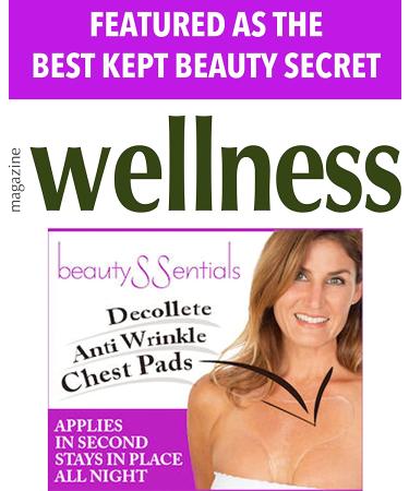 Chest Wrinkle Pads - 2 Pack Decollete Anti-Wrinkle Silicone Patches - Overnight Reusable T-Shape Design for Smoother Skin - Buy Online on GoSupps.com