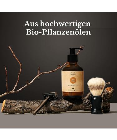 Meißner Tremonia Warm Woods Bartage Soap 200ml | Vegan Beard Shampoo for Men | Organic Olive Oil for Intensive Daily Care - No Artificial Additives - Buy Online on GoSupps.com