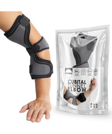 Pucka elbow orthosis for cubital tunnel syndrome night orthology for the clamping of the end of the end relief for women and men adjustable armell arch (STD-1 (S-M)))
