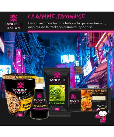 TANOSHI - Wasabi Peanuts - Japanese Aperitif - Spicy Taste - Glutamate Free Added - Pack of 100g - Buy Online on GoSupps.com