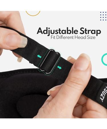 TSUZY 100% Blackout 3D Contoured Sleep Eye Mask for Men & Women - Adjustable Strap, Earplugs, Travel Pouch - Ideal for Sleeping, Travel, Yoga - (3 Piece Set) - Buy Online on GoSupps.com