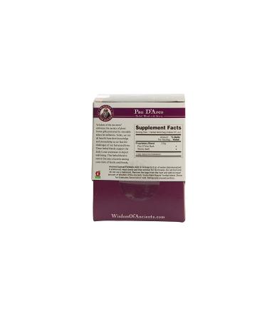 Wisdom of the Ancients Pau D'Arco Tea Bags - 1.1 oz | Natural Herbal Wellness Tea - Buy Online on GoSupps.com