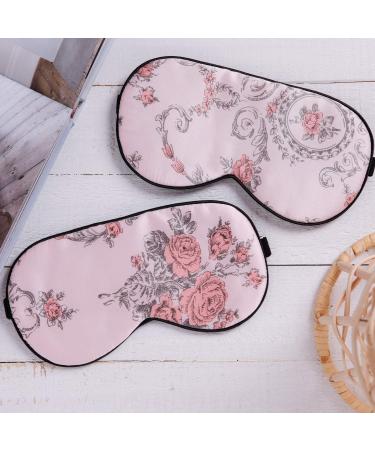 Buy Maxfeel 100% Pure Silk Eye Mask - Floral Sleep Eye Cover for Ultimate Comfort | International Shipping Available - Buy Online on GoSupps.com