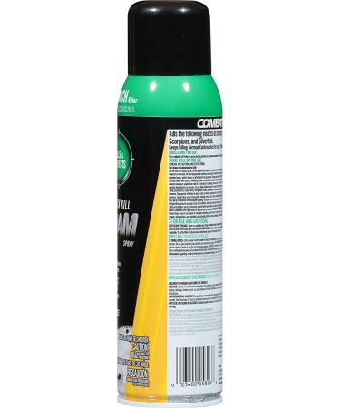 Combat Max Ant and Roach Killer Quick Kill Foam Spray 17.5oz - Fast Acting Insect Killer - Buy Online on GoSupps.com