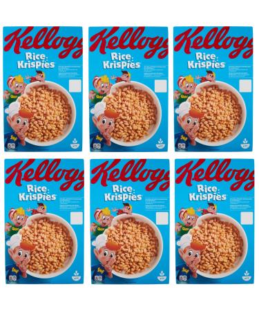 Kellogg's Rice Krispies Puffed Rice with Vitamins and Minerals 340g Pack of 6