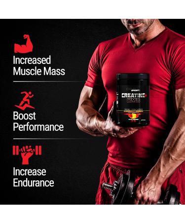 GMU SPORT Creatine 2.0 Flavored Creatine + HMB Powder | 45 Servings |5g Creatine Monohydrate + 3g HMB + Piperine |Strength Recovery & Muscle Builder | Strawberry Lemonade Drink Mix for Men & Women - Buy Online on GoSupps.com