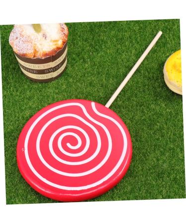 Mikikit 4 Pcs Wedding Boquets Flowers Miniatures Simulation Candy Lollipop Rainbow Lollipop Photography Prop Candy Decor Fake Food Kid Toys Giant Kids Artificial Child Wooden Happy Candy - Buy Online on GoSupps.com