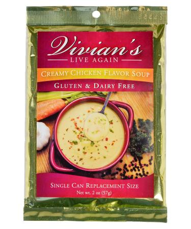 Gluten Free Cream of Chicken Soup & Gravy Mix- Dairy Free, Shelf Stable, Powdered Mix by Vivian's Live Again