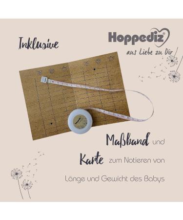 Hoppediz Cradle Cloth Set for Baby Hanging Scale - Amsterdam Aqua Design | Includes Measuring Tape & Card - Shop Now! - Buy Online on GoSupps.com