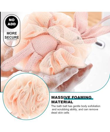 Easter Rabbit Bath Ball Pouf - Exfoliating Kids & Adults - Plush Scrubber for Shower - Loofah Accessory for Home & Hotel - Bunny Design - Buy Online on GoSupps.com