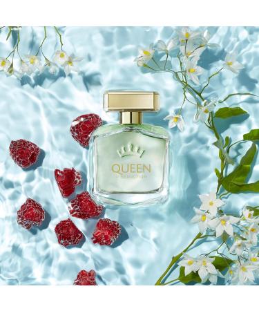 Antonio Banderas Perfumes - Queen Of Seduction - Eau de Toilette - Long Lasting - Romantic Charming and Fresh Fragance - Floral with Marine Notes - Ideal for Day Wear - 2.7 Fl Oz - Buy Online on GoSupps.com