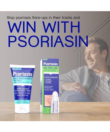 Psoriasin Gel Roll-On 1.25% Coal Tar | Medicated Treatment for Psoriasis Itching Plaques & Scaling | 2 oz - Shop Now - Buy Online on GoSupps.com