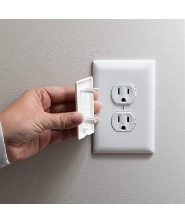 Qdos StayPut Double Outlet Plug Cover - Secure Fit, Beveled Edges - 6 Pack, White - Buy Online on GoSupps.com