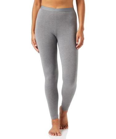 Iris & Lilly ladies thermal leggings 34 lime grey