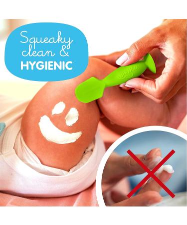 Bumco Mini Diaper Cream Brush with Travel Case - Baby Butt Paste Applicator for Baby Green Butt Cream | Butt Spatula for Diaper Cream - Buy Online on GoSupps.com