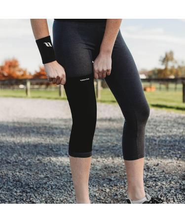 Back on Track Knee Brace - Classic 2-Way Stretch Compression Support Sleeve for Men & Women | X-Large Black - Buy Online on GoSupps.com