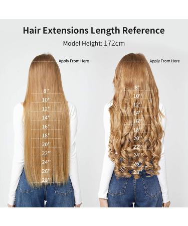 REECHO 20 Curly Wave Clips in Synthetic Hair Extensions 20 Inch - Black Brown - 1-Pack (5 Clips, 4.5 Oz - Buy Online on GoSupps.com