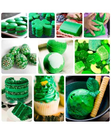 160ml Sugar-Free Liquid Food Coloring - Green Concentrated Colors for Cakes Baking Cookies Macarons & DIY Projects - Buy Online on GoSupps.com