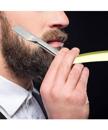 Yiida Professional Razor Blade Set - Stainless Steel Manual Beard Shaver | Ficklap Fold-In Blades | Salon Barber Quality - Buy Online on GoSupps.com