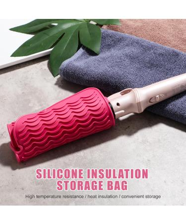 Oneleaf Portable Heat Insulated Silicone Mat for Curling & Flat Irons Durable Heat Resistant Pouch for Hair Styling Tools Versatile & Stylish (Pink - Buy Online on GoSupps.com