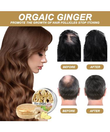 Ginger Shampoo Bar 2 Pieces Ginger Shampoo Soap Ginger Soap for Hair Ginger Shampoo Bar Repair Damaged Hair and Promote Hair Growth - Buy Online on GoSupps.com