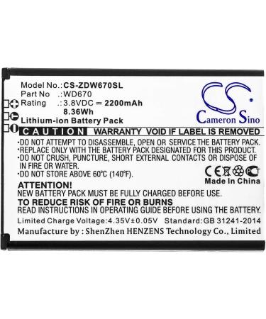 Buy 3.8V WD670 Battery Replacement for MF673 - High-Quality International Shipping - Buy Online on GoSupps.com
