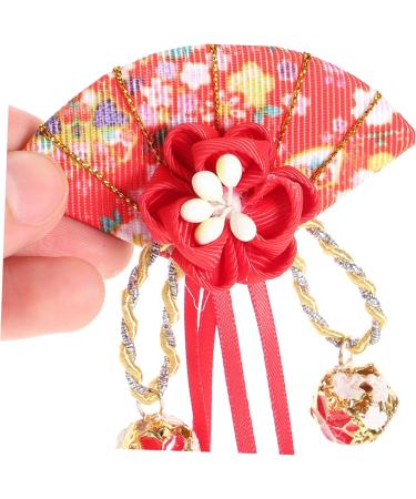 SOESFOUFU Children's Antique Hanfu Accessories Hairpin Set Fringe Trim Bridal Hair Accessories for Women Girls Accessories Hair Decorations Cherry Blossoms Women's Cloth Headgear - Buy Online on GoSupps.com