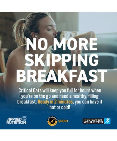  Applied Nutrition Applied Nutrition Critical Oats Protein Porridge Strawberry - Breakfast Protein Oats (3kg) (Strawberry) - Buy Online on GoSupps.com