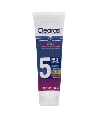 Clearasil Ultra 5 in 1 Acne Exfoliating Lotion 3.3 Fluid Ounce